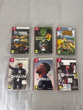 Pack 6 Juegos Nintendo Switch