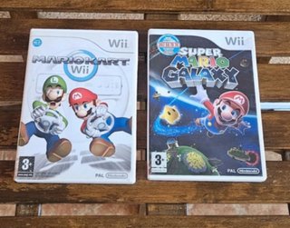 Lote 2 Juegos Wii: Mario Kart y Super Mario Galaxy