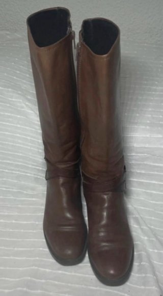 Botas de piel marrones cómodas