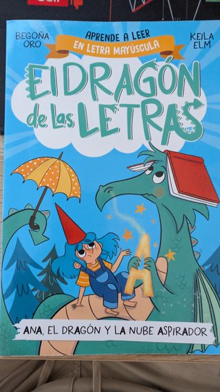 Libro infantil Ana, el dragón y la nube aspirador