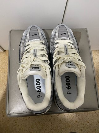 Zapatillas Nike P-6000 Plata/Blanco