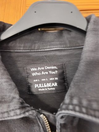 Mono vaquero negro Pull&Bear