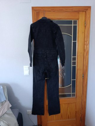 Mono vaquero negro Pull&Bear