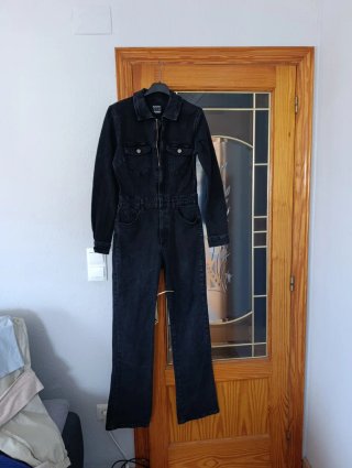 Mono vaquero negro Pull&Bear