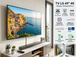 TV LG 49 4K UHD Smart TV PERFECTAS CONDICIONES