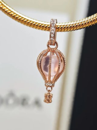 Charm Pandora Globo Aerostático Rose Gold
