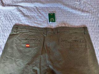 Pantalón Caza Mustang Verde Talla L