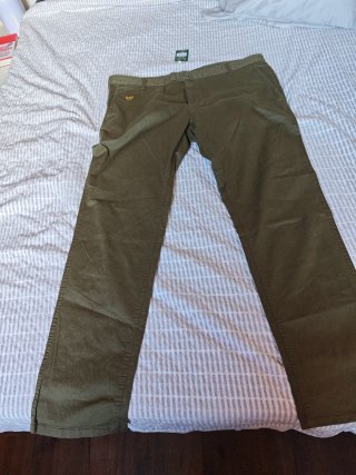 Pantalón Caza Mustang Verde Talla L