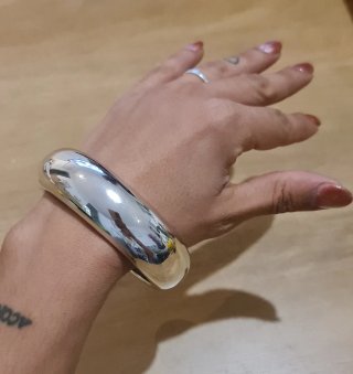 Pulseira Rígida Espelhada