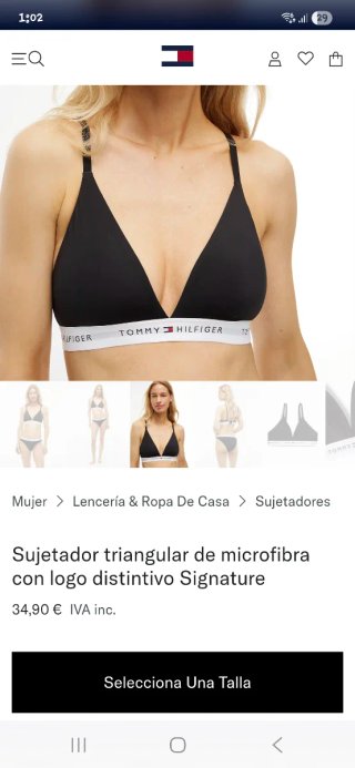 Sujetador Tommy Hilfiger