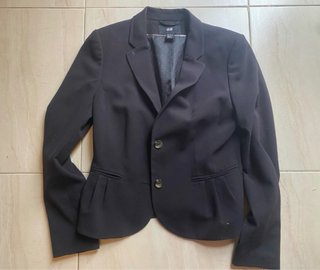 Blazer H&M Negro Mujer