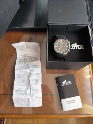 Reloj Lotus Cronógrafo Hombre (18952/1) Nuevo+caja
