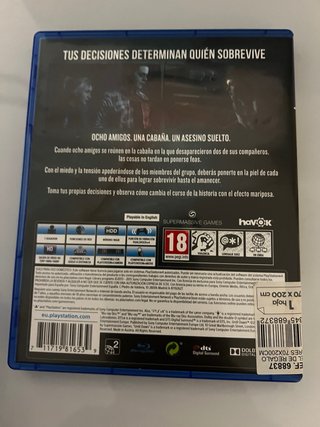 Until Dawn PS4 (PlayStation 4) - Terrore