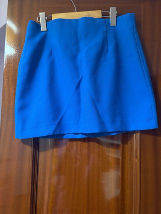 Falda de vestir ZARA azul