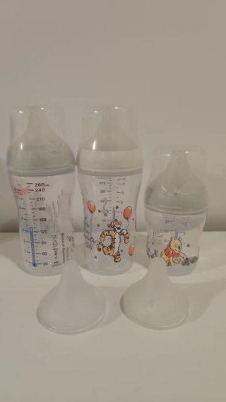 Set de 3 Biberones Nuk Winnie the Pooh