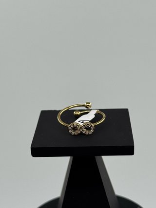 Anillo Infinito Plateado Ajustable