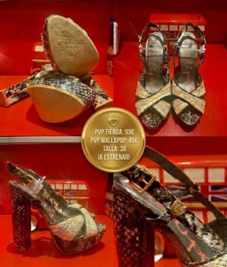 Sandalias de tacón Lollipops Paris T.38 A ESTRENAR