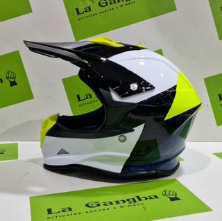 Casco Cross Shiro MX-307 Tsunami Rock Talla S y XS