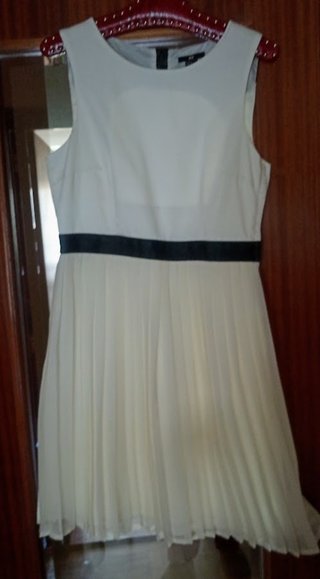 Vestido H&M blanco talla 42. Usado