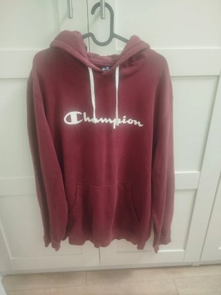 Sudadera con capucha Champion burdeos