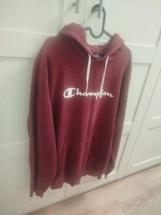 Sudadera con capucha Champion burdeos