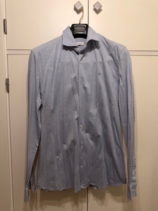 Camisa Cortefiel Azul Talla L