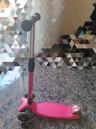 Patinete infantil 3 ruedas con luces