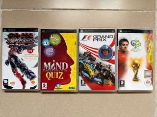 Lote de 4 Juegos para PSP