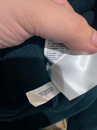 Sudadera deportiva Lacoste negra cremallera S / M