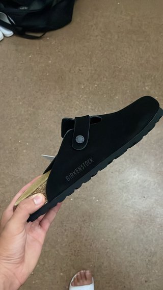 Birkenstock Boston Softbed Talla 41 Negro