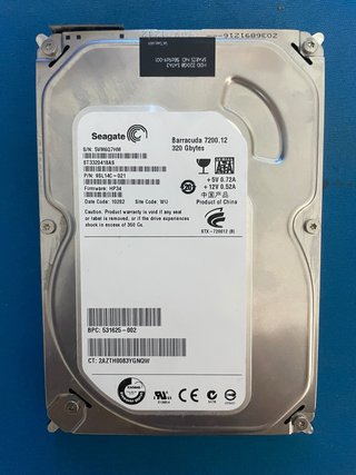 Disco Duro HDD Seagate Barracuda 320GB (3.5" PC So
