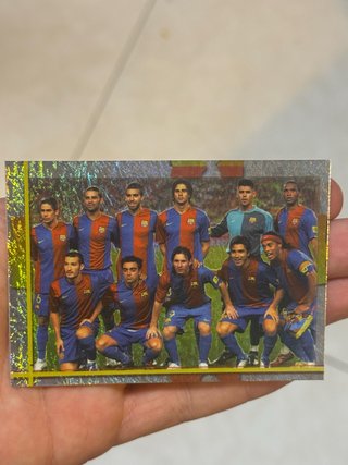 Las fichas de la Liga 2007 - Messi Barcelona
