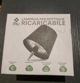 Lámpara LED Recargable para Botellas