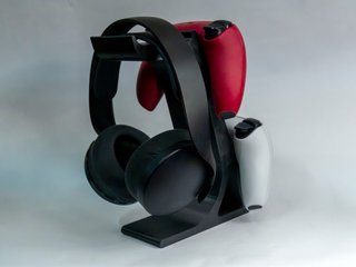Supporto per 2 controller PS5 e cuffie