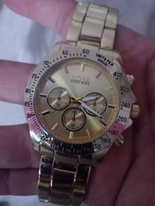 Reloj Boss Dorado Cronógrafo caballero