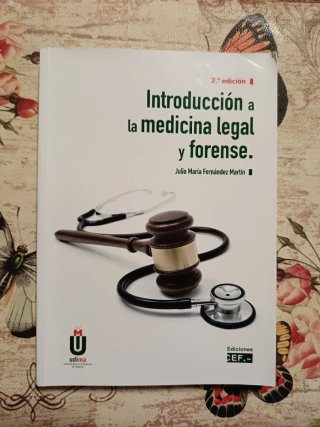 Libro Introducción a la medicina legal y forense