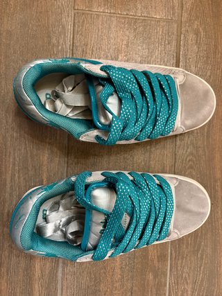 Zapatillas Bershka Gris y Verde