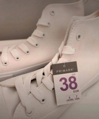 Botines Blancos Primark Talla 38