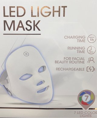 Mascarilla de Cuidado Facial con Luces LED