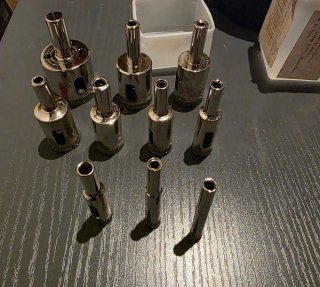 Juego de 10 Brocas de Corona de Diamante