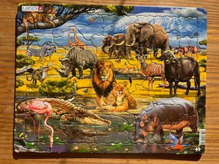 Precios puzzle de Madera Larsen, Fauna Selva.