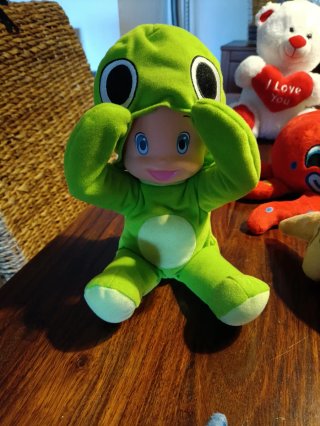 Muñeco con Disfraz de Rana