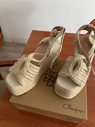 Sandalias cuña plataforma Cheesepaque 38