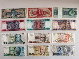 Colección de Billetes y Monedas Brasil