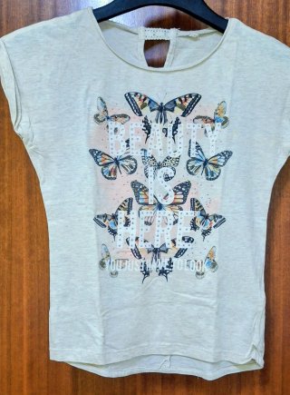 Camiseta niña C&A mariposas