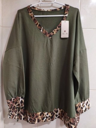 Precioso jersey de manga larga para mujer