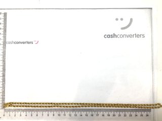 cadena oro 18k 30cm