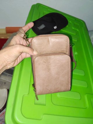 Bolso bandolera mujer beige