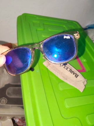 Gafas de sol Ray-Ban Aviator Doradas Azules