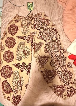 Pantalón Bombacho Estampado Talla Única